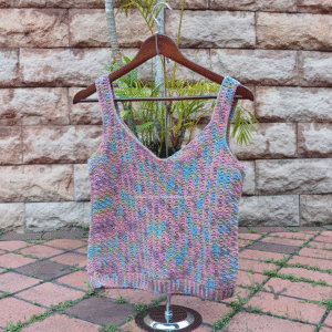 Crochet Summer Sleeveless Top (Written patterns and Diagrams)